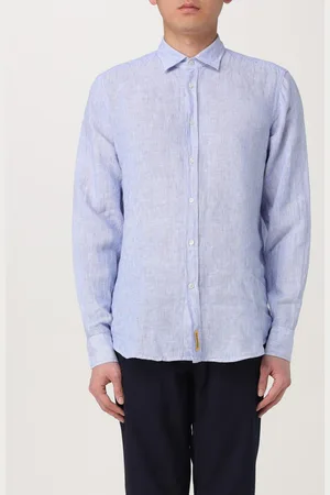 B.D.BAGGIES Camicia BD Baggies in misto lino a righe