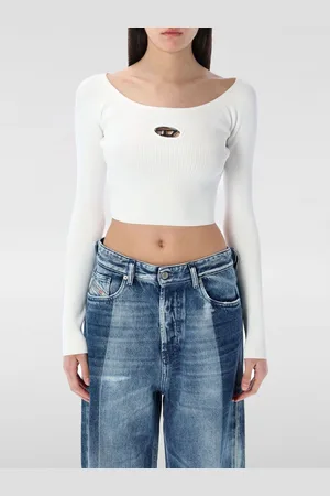 Diesel Top cropped in jersey