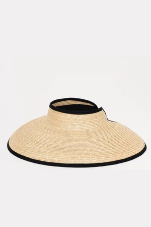 Borsalino Visiera Sunny in rafia intrecciata