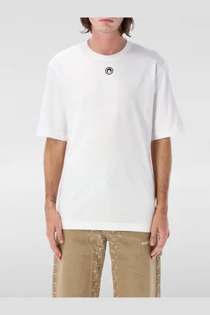 Marine Serre T-shirt in cotone con logo