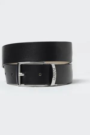 Emporio Armani Cintura reversibile in pelle sintetica