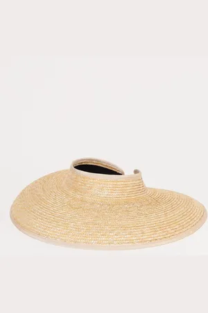 Borsalino Visiera Sunny in rafia intrecciata