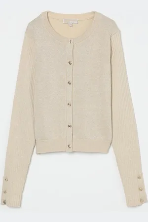 Michael Kors Cardigan a girocollo in cotone