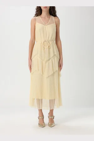 Twin-Set Abito midi in tulle point d