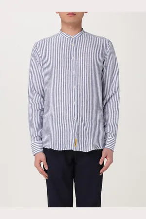 B.D.BAGGIES Camicia BD Baggies in misto lino a righe