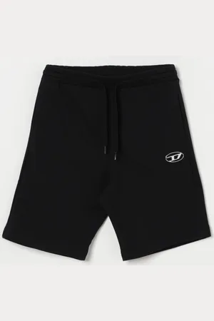 Diesel Pantaloncino sportivo con logo Oval D