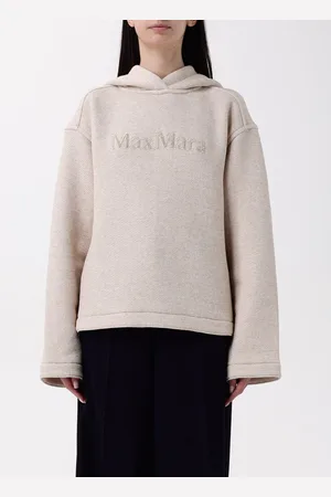 Max Mara Felpa con cappuccio in misto cotone