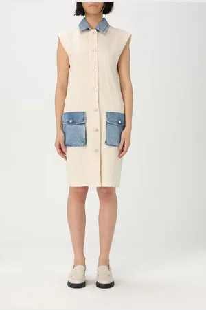 Moschino Abito chemisier in cotone e denim