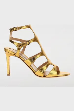 Tom Ford Sandalo Paradis in pelle laminata stampa pitone