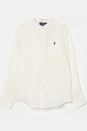 Ralph Lauren Camicia in lino con logo