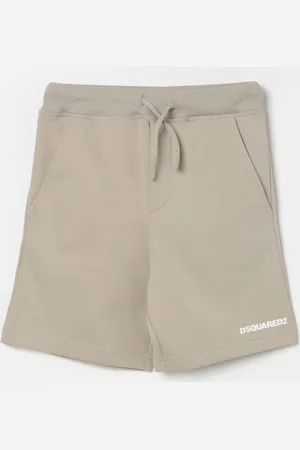 Dsquared2 Pantaloncino sportivo in cotone con logo