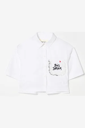 Simonetta Abito crop con slogan