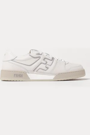 Fendi Sneakers Match in pelle