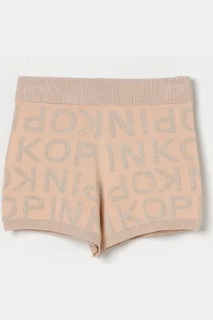 Pinko Pantaloncino con logo jacquard all-over