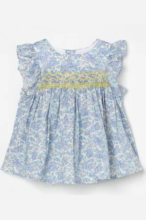 BONPOINT Blusa in cotone con stampa floreale