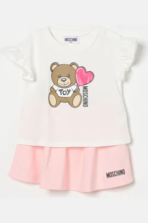 Moschino Coordinato in cotone Teddy Toy