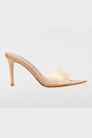 Gianvito Rossi Mules Elle in pvc e pelle