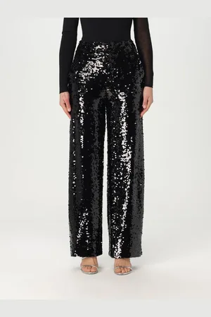 Serafini Pantalone in tessuto paillettato