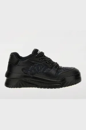VERSACE Sneakers Odissea in pelle e nylon jacquard