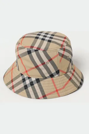 Burberry Cappello Vintage Check in misto cotone stampato