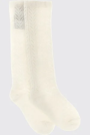 VALENTINO GARAVANI Calze in lana mohair crochet
