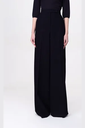Max Mara Pantalone misto lana a coste