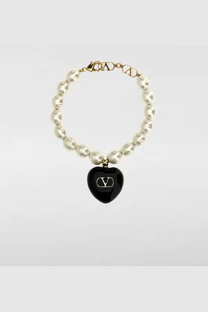 VALENTINO GARAVANI Bracciale Coeur Royal in perle con ciondolo