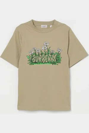 Burberry T-shirt in cotone con logo