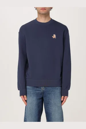 Maison Kitsuné Felpa a girocollo con mini logo