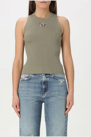 Diesel Canotta in misto viscosa stretch