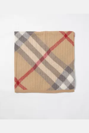 Burberry Coperta in maglia di Alpaca check