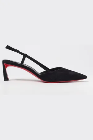 Christian Louboutin Slingback Condoroline in camoscio