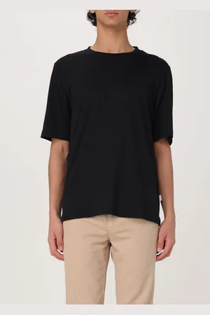 LARDINI T-shirt basic in cotone e seta