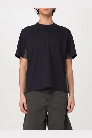 SACAI T-shirt basic in jersey bicolor