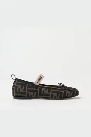 Fendi Ballerina FF in misto cotone con monogram jacquard
