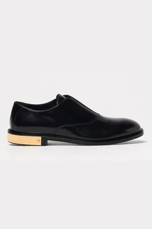 Moschino Derby in pelle spazzolata