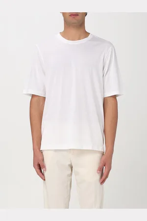 LARDINI T-shirt basic in cotone e seta