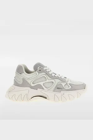Balmain Sneakers B-Fast in camoscio e mesh