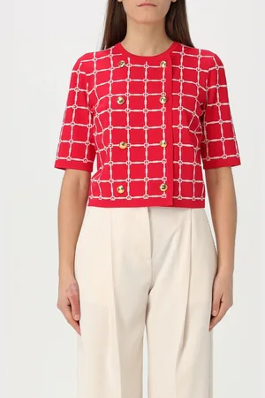 Elisabetta Franchi Cardigan con logo jacquard