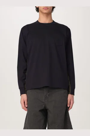 SACAI Maglia basic in jersey bicolor