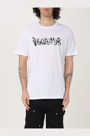 DISCLAIMER T-shirt in cotone con logo