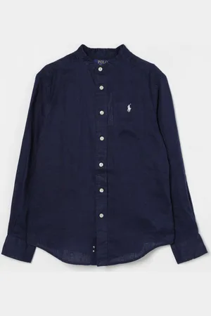 Ralph Lauren Camicia in lino con logo