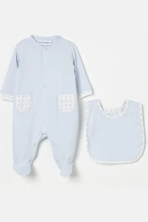 Emporio Armani Coordinato in cotone con logo