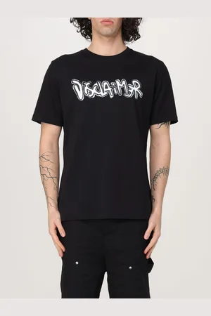 DISCLAIMER T-shirt in cotone con logo