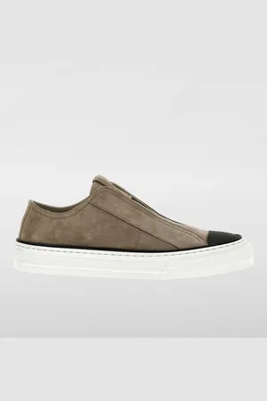 Brunello Cucinelli Sneakers in camoscio con monile