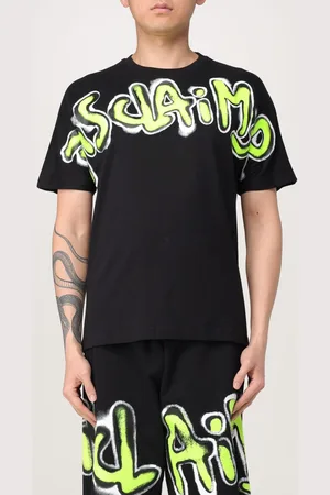 DISCLAIMER T-shirt in cotone con maxi logo