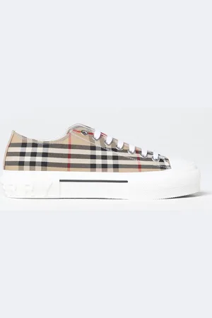 Burberry Sneakers Jack Vintage Check in cotone organico jacquard
