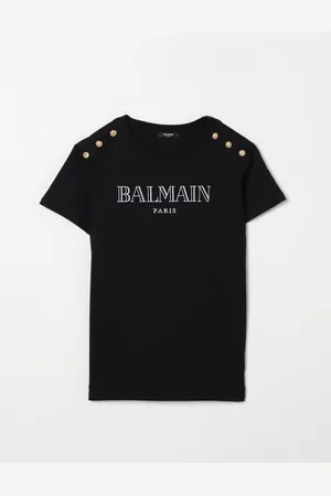 Balmain T-shirt in cotone con logo