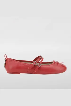 Pinko Ballerina Gioia in pelle con fiocco