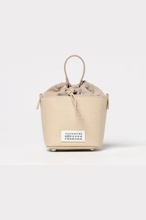 Maison Margiela Borsa 5AC in pelle a grana e canvas